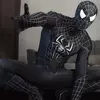 Tobey maguire spiderman traje preto/vermelho raimi homem aranha cosplay super-herói zentai terno trajes de halloween para adultos