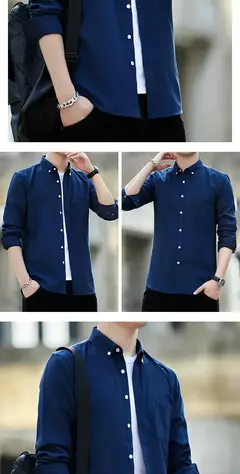 Camisa masculina de trabalho resistente ao desgaste, blusa manga comprida, jaqueta fina, soldagem elétrica, outono, 2021 - comprar online