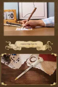 Novo popular harry potter caneta mágica resina varinha caneta estudante criativo escrita papelaria meninos meninas presentes de aniversário material escolar