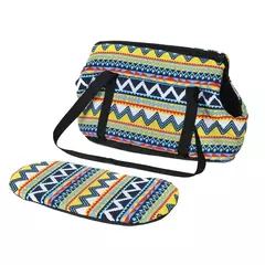 Windproof Soft Print Slings Pet Carrier Bag, cães e gatos médios pequenos, Viagem ao ar livre, Chihuahua, Teddy Suprimentos, Moda
