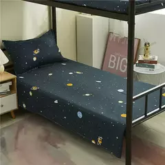 Lençóis modernos de algodão poliéster, Roupa de cama, Colcha para cama de solteiro, Tecido caseiro, 120x210cm, 1pc - Wolf Magazine