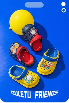 Imagem do Sandálias Respiráveis Antiderrapantes para Crianças, Sapatos de Bebê, Buraco, Meninos e Meninas, Interior, Sola Macia, Jardim, Infantil, Verão