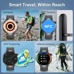 Huawei Watch 4 Pro Smartwatch para Homens, Tela HD, 360x360, Frequência Cardíaca, Chamada Bluetooth, IP68 Impermeável, Açúcar no Sangue, Novo - comprar online