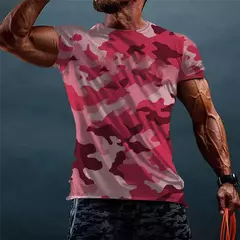Camuflagem masculina de manga curta, camiseta com proteção UV, vestuário de pesca, vestuário de pesca, 2024 na internet