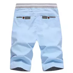 Corredores de algodão respirável masculino, calções casuais de verão, calções novos, sweatshorts masculinos, cintura elástica, calças na altura do joelho, calças quentes - Wolf Magazine