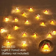Snowman LED Garland String Light, Feliz Natal Decorações para Casa, Xmas Tree Ornament, Presentes de Ano Novo, 2024