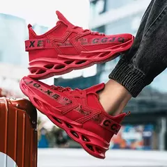 MAEDEF-Tênis de corrida leve masculino, calçados esportivos, malha clássica, respirável, casual, mocassins masculinos, na moda, 2024 - comprar online