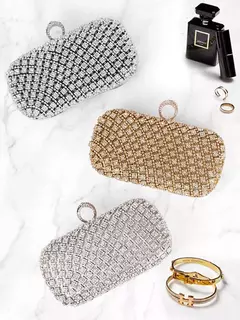 Bolsa quadrada de strass pequena, bolsa de ombro, bolsas femininas, carteiras, bolsa de noite para casamento, tendência, designer de luxo - comprar online