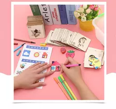 Estênceis de pintura de madeira para crianças, Brinquedos Montessori, Brinquedos de desenho, Aprendizagem Educacional, Presente Infantil, DIY, 20pcs na internet