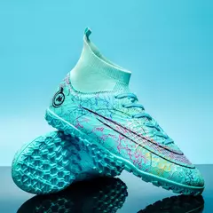 Original AG/TF Sapatos de futebol para homens, Treinamento Profissional Chuteiras Sneaker, Calçado Esportivo para Crianças, Grass Field Boots