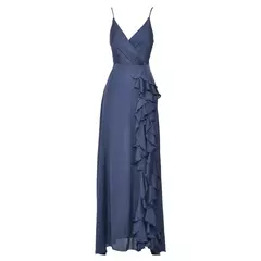 Vestido feminino plissado com decote em v, vestido preto longo, vestidos de noite formais, convidado do casamento, dama de honra, coquetel, mergulhar - comprar online