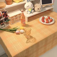 Imagem do Coreano Xadrez Toalha De Mesa, Tecido Jacquard, Toalha De Mesa, Mat Background, Decoração De Casa, Mesa Moderna Nórdica, Sala De estar, Ins