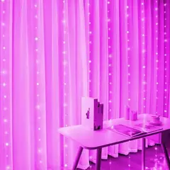 Natal USB Powered LED Curtain String Lights, Wedding Fairy Lights, Decoração de acampamento, Guirlanda para o ano novo - comprar online