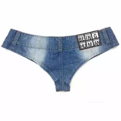 Calções Tanga Denim para Meninas, Micro Shorts de Praia, Sexy Nightclub Jeans para Senhoras, Disco Pole Dance Hotpants para Mulheres - loja online