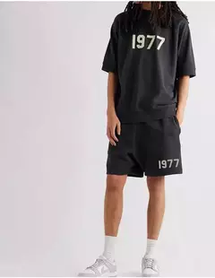 Shorts esportivos masculinos casuais de algodão, streetwear hip-hop, corredor solto, moletom masculino de ginástica, bottoms de corrida, verão - comprar online