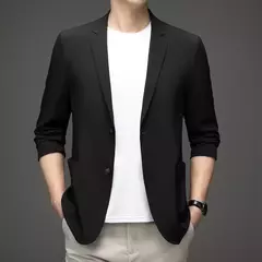 Blazers masculinos de negócios slim fit, blazers casuais, casacos de primavera, roupas formais, casacos de grife masculinos, tamanho 4x, novos, verão - comprar online