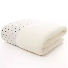 Grossa toalhas macias do banheiro, lenço puro do algodão, toalha de banho confortável, super absorvente, 35x75cm