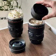 Caneca de café da lente da câmera de 1pc, caneca dos fotógrafos do café do curso, artigos para casa na internet