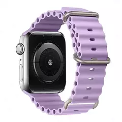 Pulseira esportiva de silicone para Apple Watch, pulseira para iWatch Series 9, 7, 8, 4, 5, 6, SE 2, 49mm, 45mm, 44mm, 42mm, 38 milímetros, 40 milímetros, 41 milímetros, ultra - loja online