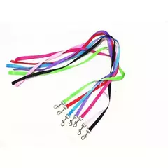 Coleira de nylon para cães de estimação, corda de chumbo com fecho de liga para treinamento de caminhada, corda longa de 1.5m, 7 cores - loja online