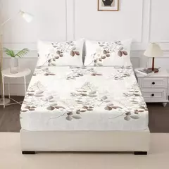 Capa de cama para quarto, 3 peças, conjunto de lençóis estampados (um lençol e duas fronhas) Una Sábana Y Dos Fundas De Almohada - comprar online