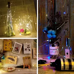 LED Copper Wire String Lights, USB a pilhas, Fairy Lights, Guirlanda para Camping, Festa de jardim, Casamento, Decoração de Natal - loja online