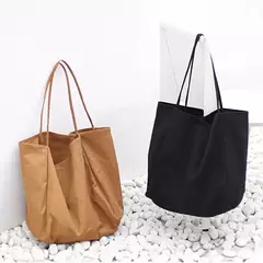 Grande capacidade reutilizáveis Canvas Shoulder Bags para mulheres, Multifuncional Shopping Bag, Casual Bolsas, Novo na internet