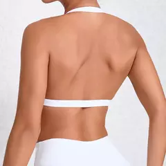 Imagem do Esportes Push Up Bra para Mulheres, Top Esportivo, Roupas Fitness, Roupas de Yoga, Branco, Preto, Azul, Café, XS, 2022