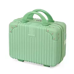 Mini Saco De Maquiagem Vintage, Caso De Viagem Portátil, Pequena Caixa De Bagagem, Handy Caixa De Presente, Senha De Rolamento De Bagagem, 14 ", 16";;VERDADEIRO;;"16 polegadas [com bloqueio de senha 35*27*16]],Ouro rosê - loja online