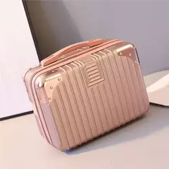Elegante Mini Student Handbag, Pull Rod Case, Travel Bag, Handy Bagagem Caixa, Rolling Bag, estilo coreano, atacado, 14";;VERDADEIRO;;"14 polegadas,YELLOW na internet