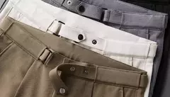 Calça formal de cintura alta masculina, roupa de negócios, calça para alfaiataria social, de qualidade luxuosa, preta, verão, 2022 - loja online
