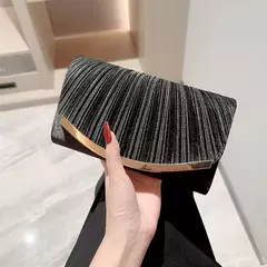 Embreagem de lantejoulas de luxo para mulheres, Sacos De Noite, Bolsas De Glitter Banquete, Bolsa De Ombro De Cadeia, Bolsa De Festa De Casamento, Moda Feminina - comprar online