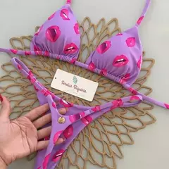 Mulheres biquíni dividido fio-dental, moda praia, moda natalícia, novo - loja online