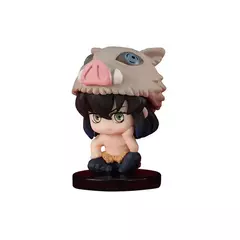 Q Versão Demon Slayer Action Figure Set, Boneca Fantasma Sentada, Tanjiro, Nidouzi, Inosuke, Zenizu Movie Model, Kid Toy Gift, 10pcs - comprar online