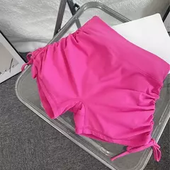 Shorts de ioga respirável de cintura alta para mulheres, leggings esportivos, fitness, corrida, ciclismo, treino, ginásio, verão, 2024 - loja online