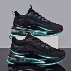 Moda masculina sapatos casuais almofada de ar tênis de corrida nova moda respirável fundo macio masculino tênis casuais sapatos de luxo - Wolf Magazine