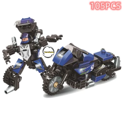 Especialista técnico famoso motocicleta ninja blocos de construção mini modelo figuras ação simulação locomotiva transformação brinquedo presente - loja online