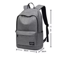 Mochila minimalista lavável unissex, grande capacidade, versátil, escola, estudante, computador, viagem, moda - comprar online