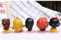 9 Pçs/set Q Versão Princesa Mini Figura 5-6cm Ariel Alice Branca de Neve Belle Jasmine Personagem de Desenho Animado Ornamentos Decoração - loja online