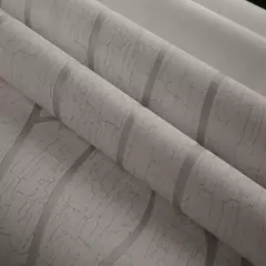 European Non-Woven 3D Curve Stripe Adesivos de parede, Decoração à prova de umidade, Papel de parede grosso, 53cm - Wolf Magazine