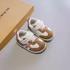 Sapatilhas antiderrapantes brancas para crianças, sapatos casuais, respirável, gancho, ao ar livre, crianças, criança, meninos, meninas, design de moda - loja online