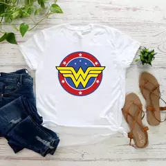 Imagem do Mulher t-shirt com design de super-herói mulher, t-shirt da mulher, presente do dia das mães
