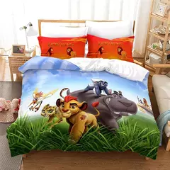 Disney O Rei Leão Simba Conjunto de cama para crianças, capa de edredão para menino, decoração do quarto, capa de edredão, presente - Wolf Magazine
