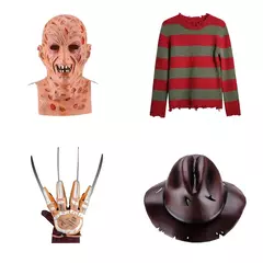 Halloween cosplay novo jason freddy cos traje desempenho conjunto adulto freddy cos trajes