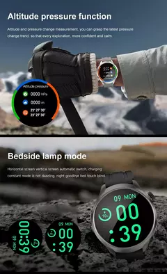 Huawei Sports Smartwatch impermeável para homens, 1.85 "tela AMOLED, bússola GPS NFC, chamada Bluetooth, novo Smartwatch, 2022 na internet