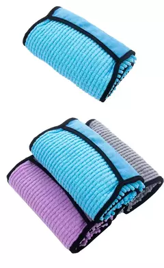 Imagem do Toalha de pelúcia macia para animais de estimação, fibra absorvente, secagem rápida, roupão de banho para gatos, limpeza conveniente, acessórios para cães, novo, 2024
