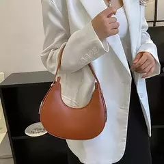 Bolsa de ombro Hobo de couro PU feminina, bolsa de embreagem pequena bolsa de ax - Wolf Magazine