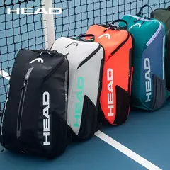 Cabeça Racquet Sport Bag, raquete de tênis, Ombros Bag, raquete de tênis, Tribunal Mochila, Shoe Bag, Série TOUR, Preto, 1-2Pcs - comprar online