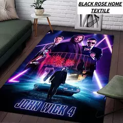 Imagem do Filme John Wick Tapete antiderrapante, arte da moda, cinema, sala de estar, sof?
