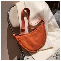 Nylon Hobos Bolsa Crossbody para Mulheres, Bolsas de Ombro Designer, Bolsa de Grande Capacidade, Lady Travel Shopper Bag, Bolsas Femininas, Casual, 2023 - loja online
